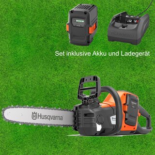 Husqvarna Akku Motors�ge 230i inkl. Akku B140 und Ladeger�t C80